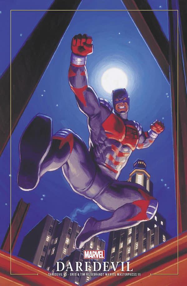 Cover image for DAREDEVIL 5 GREG AND TIM HILDEBRANDT DAREDEVIL MARVEL MASTERPIECES III VARIANT