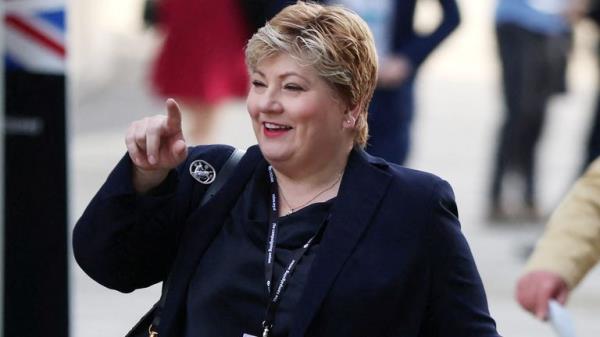 Shadow Attorney General Emily Thornberry arrives ahead of her keynote speech at the Labour Party annual co<em></em>nference in Liverpool