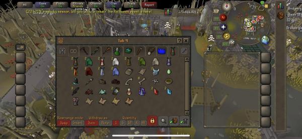 Old School RuneScape banked bones