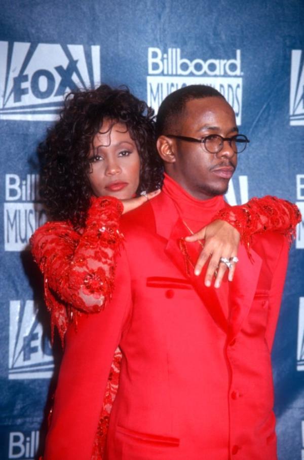 Whitney Houston and Bobby Brown