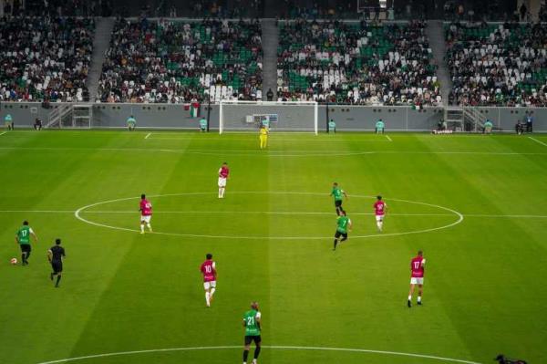 Stand with Palestine event at Education City Stadium in Doha, Qatar [Sorin Furcoi/Al Jazeera]