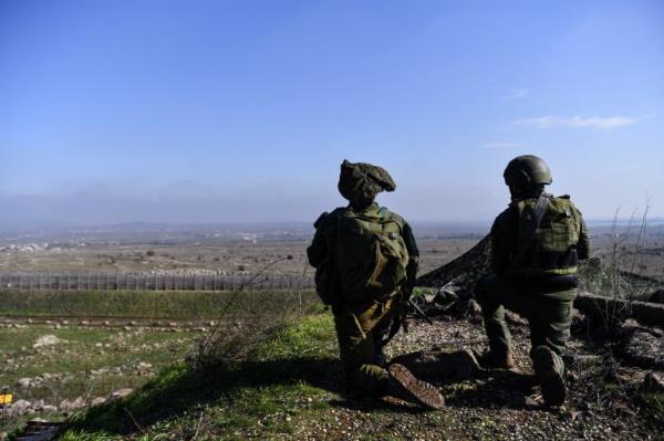 Israeli soldiers operate in the Israeli-occupied Golan Heights near the border with Syria, amid the o<em></em>ngoing war in Gaza, December 28, 2023. 