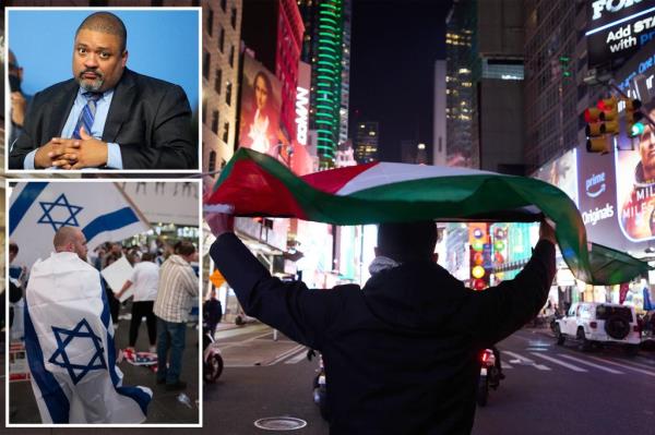 Pro-Israel, Palestine rallies collide in Times Square in the wake of the Israel-Hamas war.