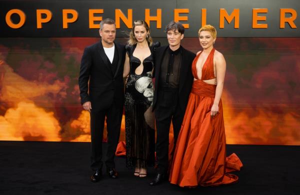 Matt Damon, Emily Blunt, Cillian Murphy and Florence Pugh attend the 