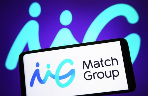 Match Group logo displayed on a smartphone screen