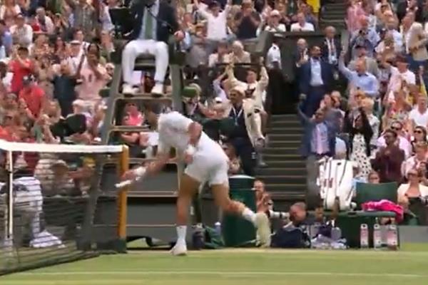 Novak Djokovic smashed his racket in a loss to Carlos Alcaraz.