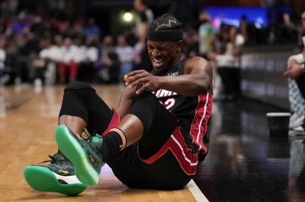 Jimmy Butler hurt his ankle against the Knicks and hasn't quite been the same since. 