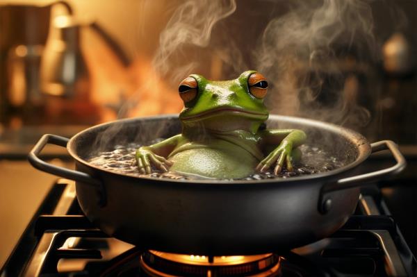 A JPMorgan strategist likened the mounting US natio<em></em>nal debt to a frog in boiling water.