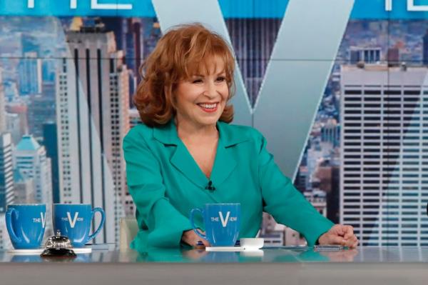 Joy Behar smiling on 