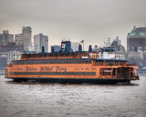 the ferry on the water