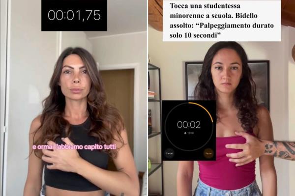 Women across Italy have flocked to TikTok and Instagram to post videos protesting the ruling made by a judge this week