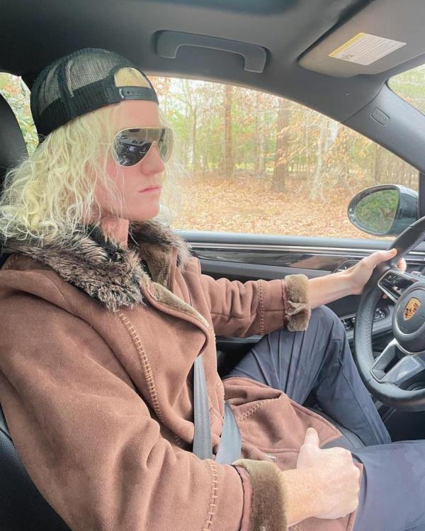 Jared Ravizza is seen in an Instagram photo sitting in the driver's seat of a car.