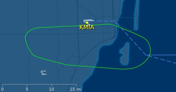 The aircraft involved was a Boeing 747-8, Flightaware data showed.