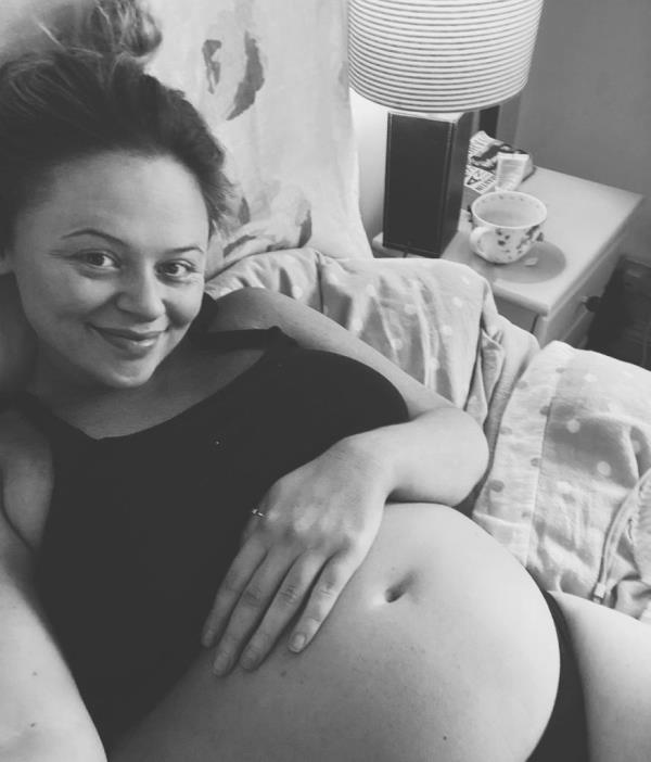 British star Emily Atack has announced she is pregnant.