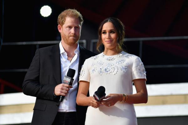 Prince Harry and Princess Megan.