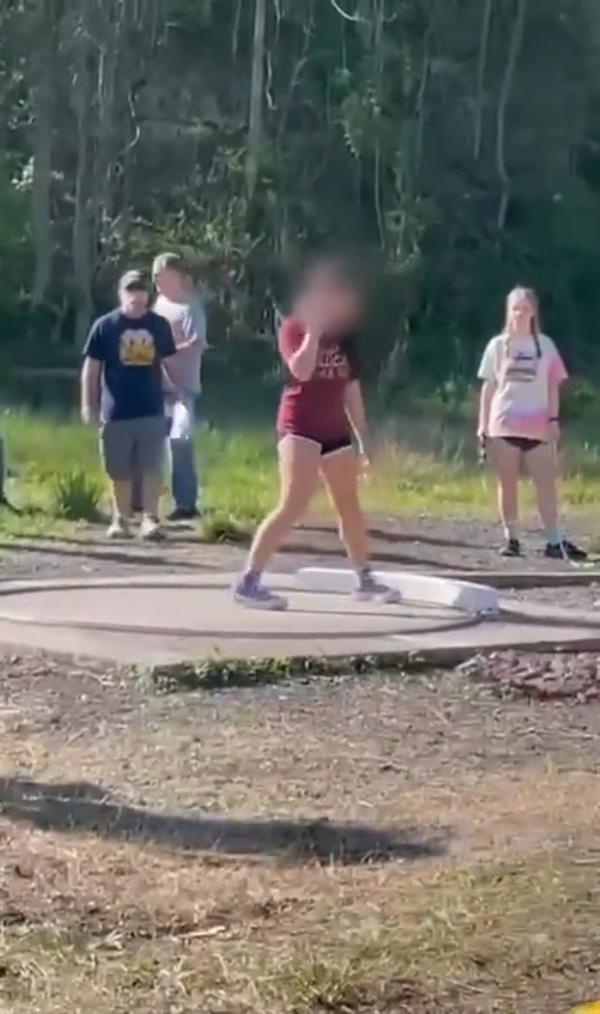 Footage posted o<em></em>nline from the meet showed at least five girls from a rival school stepping up to the plate and then refusing to take their throw. 