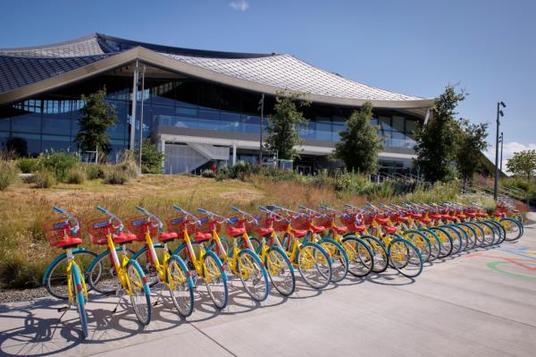 Bikes outside of The 