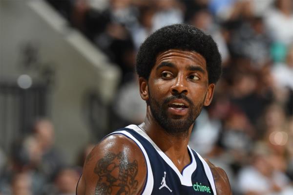 Kyrie Irving, pictured Wednesday, faced the Nets on Friday for the first time since his trade.