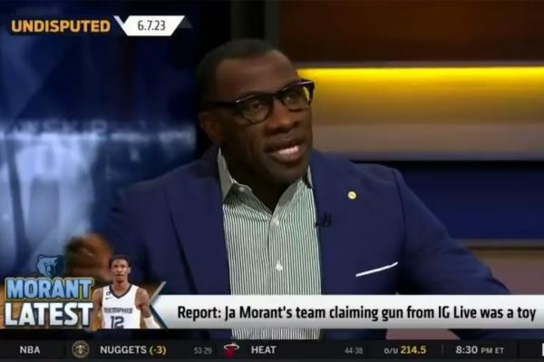 Shannon Sharpe didn't buy Ja Morant's camp claiming that the gun in the Instagram Live video was a toy gun.