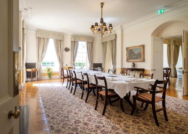 The formal dining room.