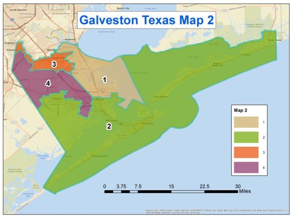 The Biden administration is suing Galveston County officials for allegedly discriminating against people of color when officials redrew political boundaries for the Commissio<em></em>ners Court.