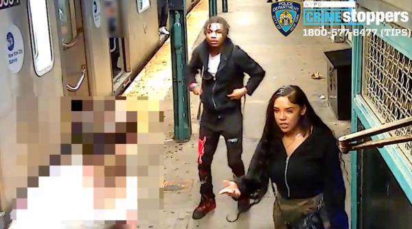 This duo is suspected in the stabbing of a 32-year-old man who had been snoozing on a No. 5 train in the Bronx, cops said. 