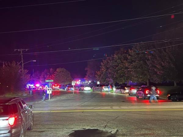 Pictured: A large law enforcement presence formed near a Germantown school Mo<em></em>nday night, Oct. 23. Multiple people, including a FOX6 News employee involved in a school lockdown, said they heard gunshots in the area before police arrived.