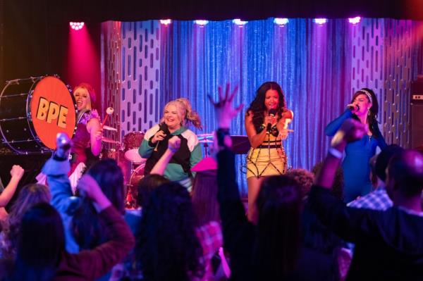 Sara Bareilles, Renée Elise Goldsberry, Busy Philipps, and Paula Pell in 