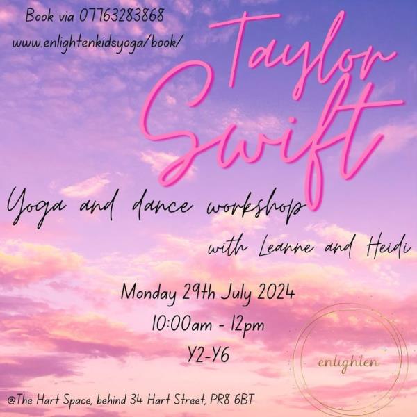 A flyer for the Taylor Swift event.