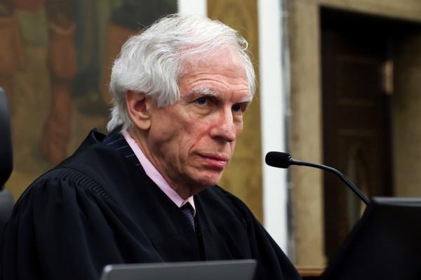 Judge Arthur Engoron presiding over the Trump Organization civil fraud trial in New York State Supreme Court