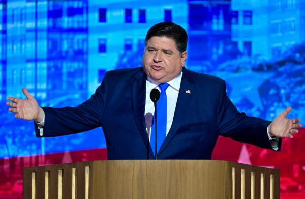 Illinois Gov. JB Pritzker awkwardly boasted a<em></em>bout being an 