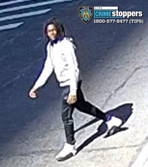 A security cam screen grab of a man wanted in co<em></em>nnection to a scam incident that took place on the Upper West Side.