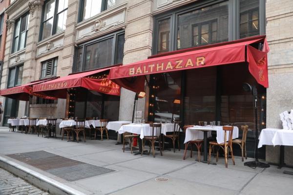 Balthazar was one of the most rebooked restaurants in the city this year.