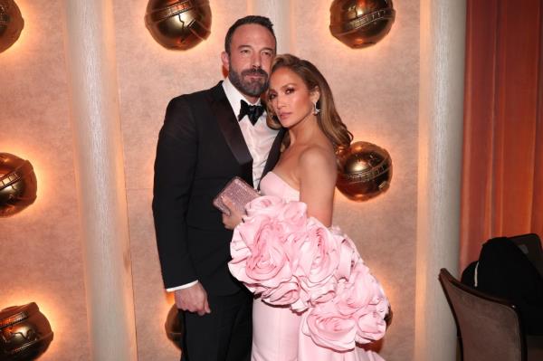 Ben Affleck and Jennifer Lopez at the Golden Globe Awards on January 7, 2024