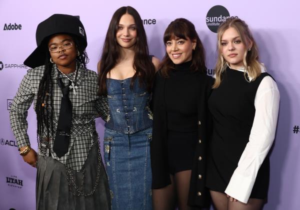 Kerrice Brooks, Maddie Ziegler, Aubrey Plaza and Maisy Stella