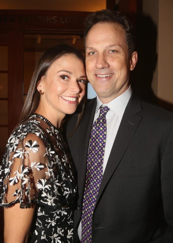 Sutton Foster and Ted Griffin at New York City Center in Nov. 2018