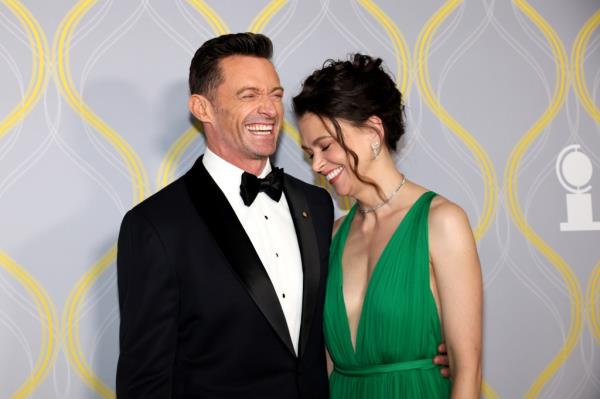 Hugh Jackman and Sutton Foster at the 2022 Tony Awards