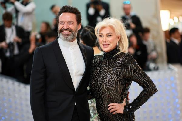 Hugh Jackman and Deborra-Lee Furness at the 2023 Met Gala