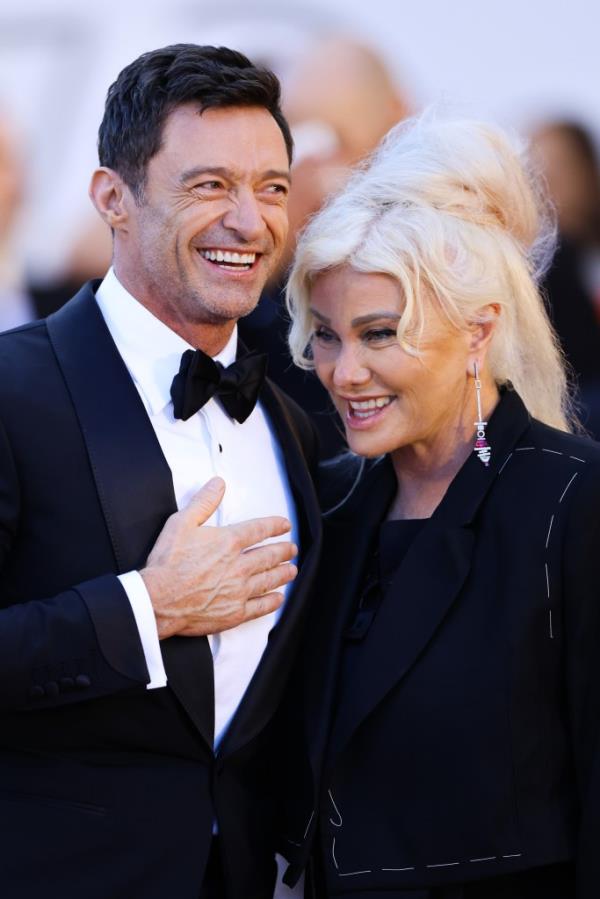 Hugh Jackman and Deborra-Lee Furness at the 2022 Venice Film Festival