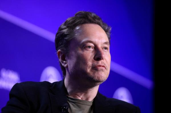 Elon Musk at Milken Co<em></em>nference 2024 Global Co<em></em>nference Sessions on May 6, 2024.